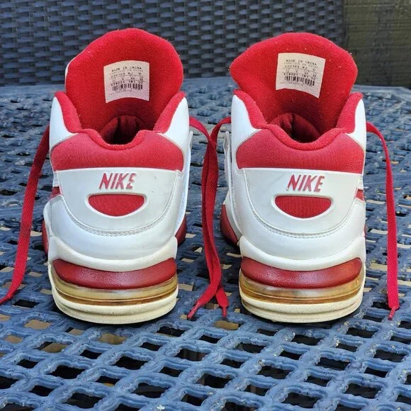 Nike Air Force Max B 'White Varsity Red' (2002) Vintage - Picture 9 of 13